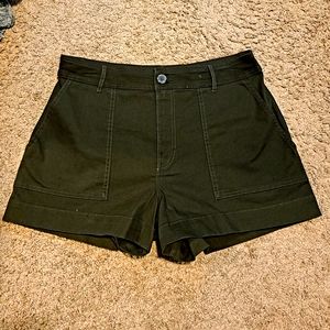H&M Women's Olive Green Short Size 12